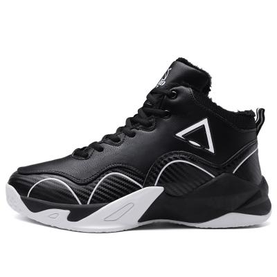 China Fashion\comfortable\durable\breathable\lit 2021 new high quality natural leather men's basketball shoes for men wear-resistant mens basketball sports shoes for sale