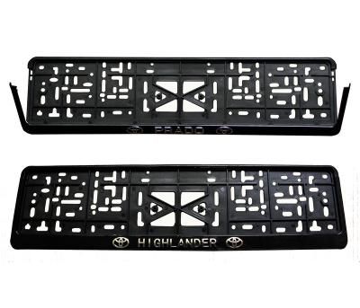 China Hot EU Size (Ep-70) Customized Plastic Russians Car License Plate Frame for sale