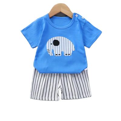 China Manufacturer Baby Home Service Summer Baby Hot-selling Printed Suit Breathable New for sale