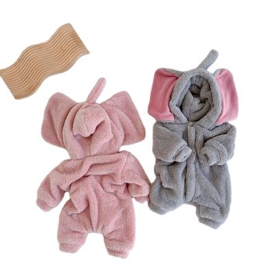 China Newborn Baby Clothes Cotton Longsleeve Soft and Beautiful Unisex Longsleeve Velvet Romper for sale