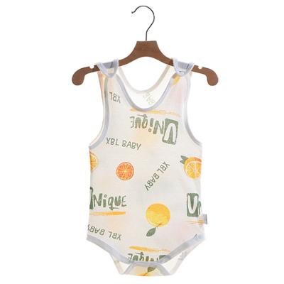 China High Quality Summer Sleeveless Thin Rise Overalls Vest Newborn Baby Overalls for sale