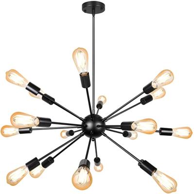 China 8/10/12/16/18/20Heads Sputnik Modern Chandelier Mid Century Style American Pendant Lighting Industrial Vintage Ceiling Lamp Fixture for sale