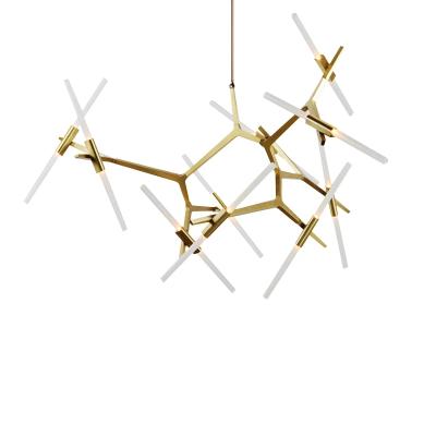 China Modern Modern Tree Fork Fork Chandelier Ceiling Chandeliers 6/8/10/12/14/18/20Heads For Living Room Bedroom Kitchen Chandelier Glass Lamp for sale