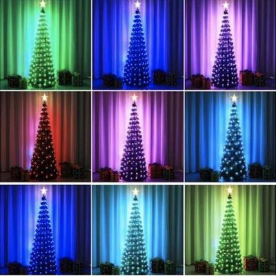 China Christmas Tree Lighting 3.9/4.9/6ft 1.2/1.5/1.8meters Smart RGB LED Christmas Tree Lighting Including Tree for sale