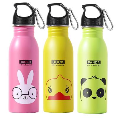 China Viable Hot Selling Mountaineering Kettle 500ml Custom 17oz Camping Bottle Stainless Steel Water Bottle for sale