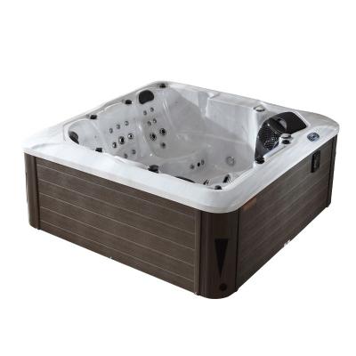 China Modern LUXSPA Massage Function acrylic outdoor Tub Application bathtub home spa hot tub for sale