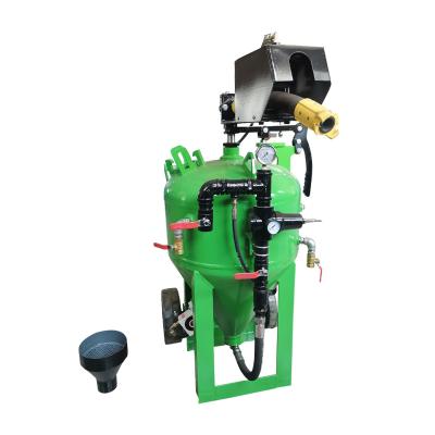 China Building Material Stores Movable Small Sand Water Dustless Sandblaster for sale