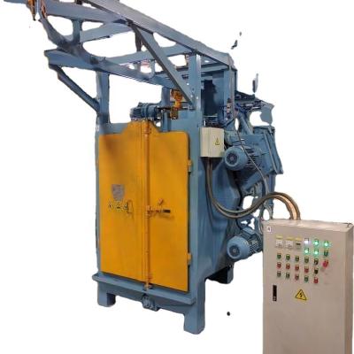 China Rust Removal LPG Cylinder Repairing Hanger Shot Blasting Machine for sale