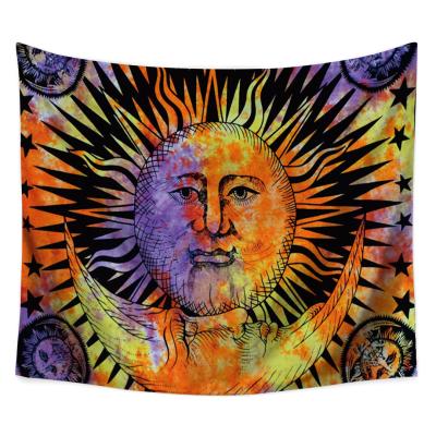 China Simple Wholesale High Quality Custom Made Sun And Moon Tapestry for sale