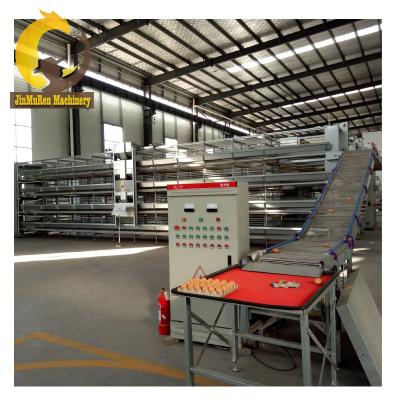 China Commercial Chicken Feeding Jinmuren Poultry H Type 3 Tier/4 Tier Chicken Layer Cage Battery Cage for sale