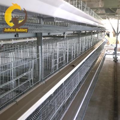 China High Quality Low Cost Short Term Profit JinMuRen Battery Broiler Cage System In Royal Farm Saudi Arabia for sale