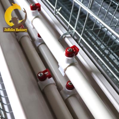 China Automatic High Sensitivity Chicken Cage Equipment Nipple Drinker For Poultry Farm for sale