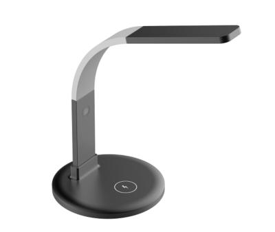 China OEM Removable Fold Down LED Desk Lamp With Phone Wireless Charger Modern Table Lamp Factory Wholesale for sale