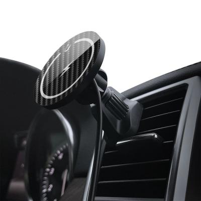 China New Release 15w Car Charger Cup Suction Mount Car Holder 15W Safe Wireless Charger Phone Holder Magnetic Wireless Charger Stand for sale