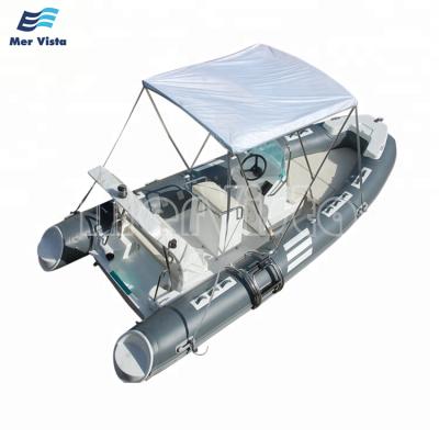 China Water Sports Area CE China Gray Color RIB 520 Hypalon Rib Boat For Sale Inflatable for sale