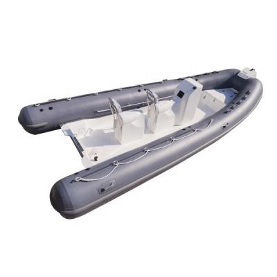 China CE Certificate Design Factory Sale New Racing Rib 520 Sport Rib Boat With Sunshade for sale