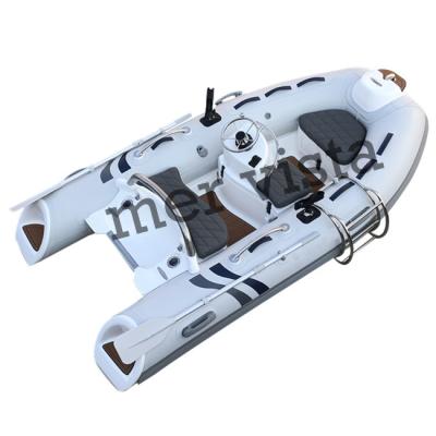 China Speed ​​Racing PVC/Hypalon 300cm Fiberglass Rigid Hull Inflatable Boat Made in China for sale