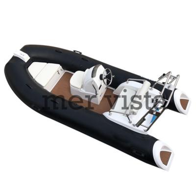 China Speed ​​Racing 2020 New Model 13ft Fiberglass Hull Rib 390 Inflatable Boat For 6 Persons for sale