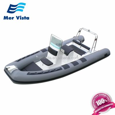 China Speed ​​Racing CE 520 Fiberglass Fishing Yacht With Engine Console Luxury Yacht 5 Meter Rib Boat For Sale Germany for sale