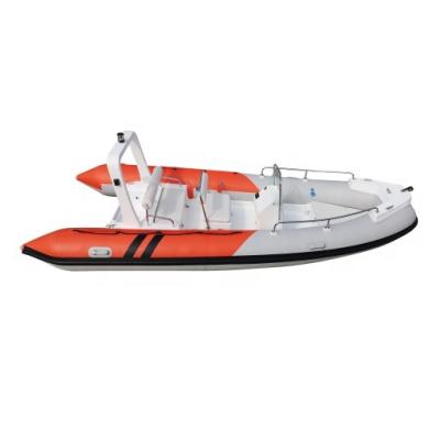 China Fiberglass used fishing boats for sale CE 5.2 lightweight commercial dive boats sport hypalon rib boat rib boats for sale