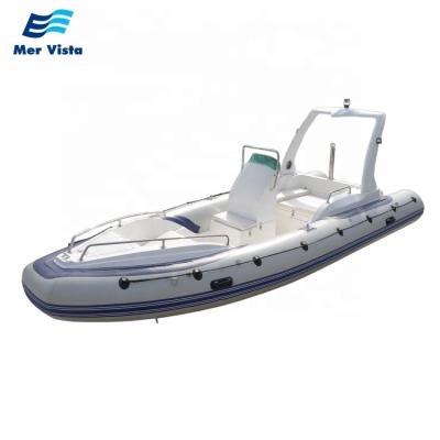 China Gear Racing CE Made In China Rigid PVC Hypalon Inflatable Boat Rib 580 for sale