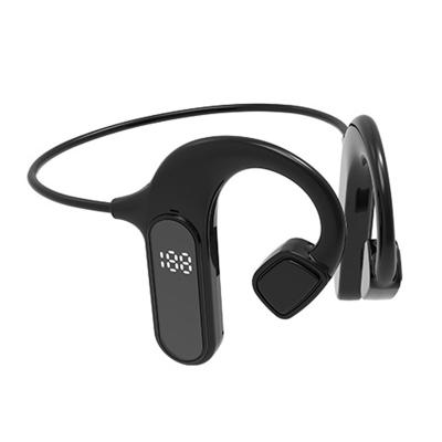 China New Bone Conductivity VG09 Bone Conduction Headphones TF Card Wireless Ear Hook Headphones Sports Working Headset With MIC for sale