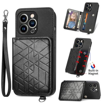 China JBD-JH01 TPU PU Cases Wallet Function Mobile X Cover Shockproof Waterproof Shockproof Leather Phone For iphone 13 pro max for sale