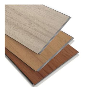 China New design waterproof anti-slip wear-resistant solid core coating 8mm laminated wood texture machine vinyl plank UV treated spc plastic waterproof flooring for sale