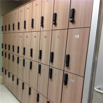 China Zhongtian waterproof compact locker system 12mm board for hpl gym work electronic lockers for sale