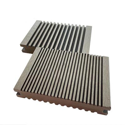 China Anti-water WPC Flooring/Flooringbrand new 3D wood plastic composite deep embossed wood grain wpc decking board for sale