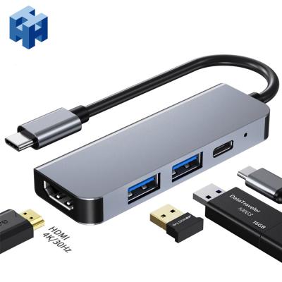 China Laptop Hub 4 Ports USB 3.0 Hub High Speed ​​USB Cable Adapter 4K For PS4/PS4 Slim/Ps4 Pro/XBOXONE/XBOX 360/Computer 155*75*20MM for sale