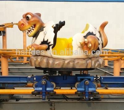 China Amusement Park Amusement Rides Kids Amazing Roller Coaster With Dino Modeling for sale