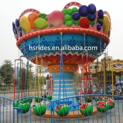 China Theme Park Fruit Flying Chair Amusement Park Equipment Rides for sale