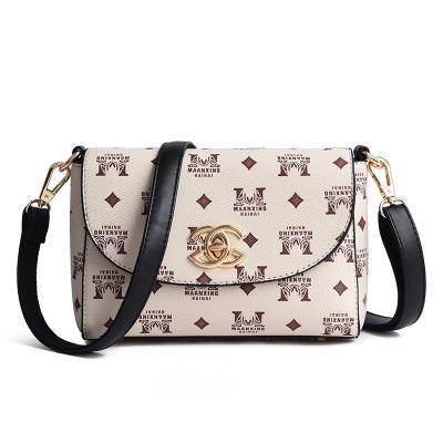 China Fashion New Vintage High Quality Elegant Fashion Small Fabric PVC Polyester Luxury Shoulder Cross - Body Messenger Bags for sale