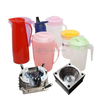 China New Design Plastic Water Jug Plastic Mold With Handle And Cover Colorful Injection Molding for sale