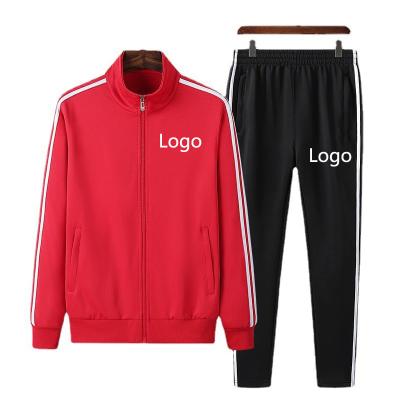 China Breathable Supplies Wholesale Custom Cotton Polyester Sweatsuit Tech Fleece Tracksuit Men Jogger Set for sale