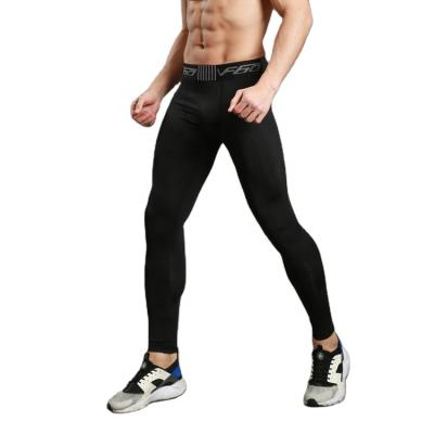 China Breathable Black Gym Wear Wholesale Custom Mens Slim Fit Pants Sport Sporty Male Sweated Running Fitness Polyester Spandex for sale