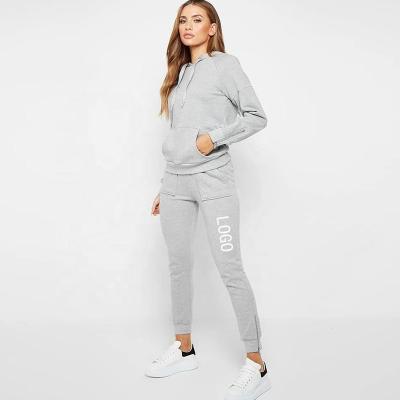 China Wholesale Logo Tech Fleece Plain Cozy Breathable Custom Tracksuit Rhinestone Sportswear Tracksuit For Women for sale