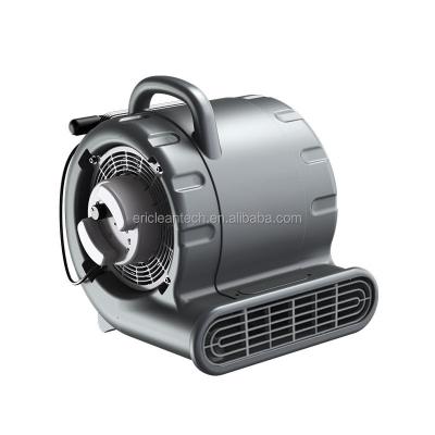 China Hotels Mini Mighty Air Mover Floor Fan Dryer Utility Fan with Built-in Power Outlets for sale