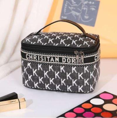 China New Fashion 1:1GG5A Travel Makeup Wash Bag Large Capacity Storage Waterproof Portable Letter Cosmetic Bag for sale