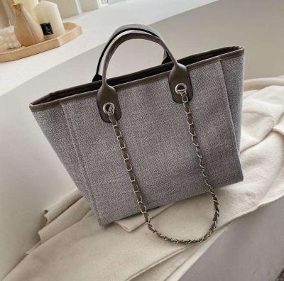 China 1:1CC 5A New Small Perfume Pearl Beach Bag Mum Waterproof Handheld One-shoulder Bag Large Capacity Women's Bag 1:1CC Canvas for sale