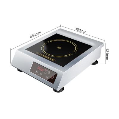 China Commercial Car 4 Digit Display Restaurants Induction Cooktop 3500W 220V for sale