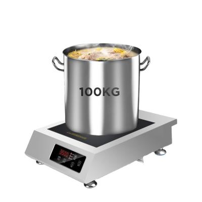 China China Simple Magnetic Smart Electromagnet Digital Display 3.5 Kilowatt Igbt Hotel Burner Ih Commercial Induction Cooker for sale