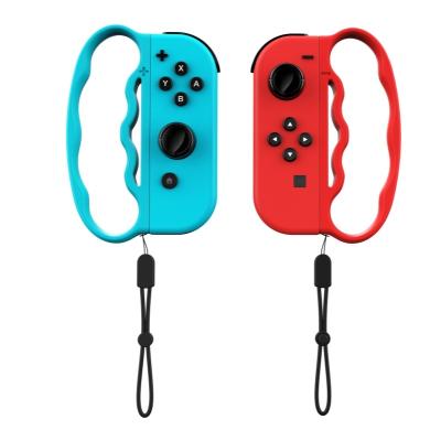 China Handle Boxing Grip 2023 Nintendo Switch Game Controller Hand Grips 1 Pair Fitness Boxing Game NS Accessories Left/Right Hand Grip with Wrist Strap for sale