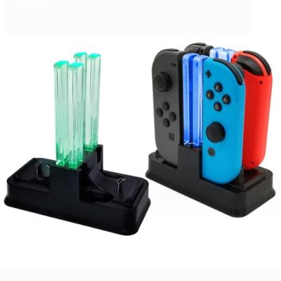 China Charger Charging Stand Dock for 4 Ninetendo Switch Joy-con or 2 Switch Pro Controller for sale