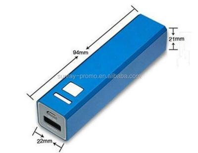 China Portable Power Bank Square 2600mah Removable Battery for sale