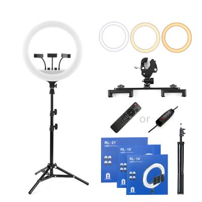 China Professional ABS+PC 18inch Studio Video Camera Photo Selfie Ringlight Lighting LED 18 Inch Ring Light for sale