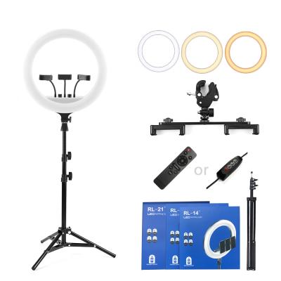 China ABS+PC or USB Tripod Beauty Fill Aluminum Alloy Mini Tik Tok Lamp Flexible Stand Kit Rechargeable Led Selfie Ring Light for sale