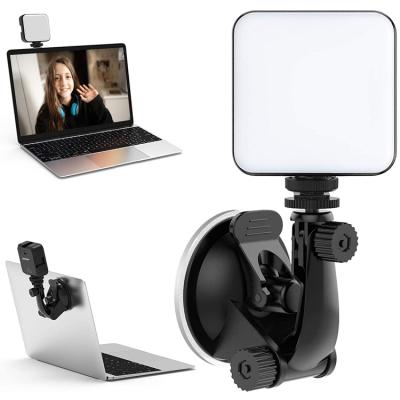 China Video Conferencing Remote Operation Video Conferencing Light with Suction Cup Computer Laptop Fill Light for Photography Remote Work Zoom Call for sale