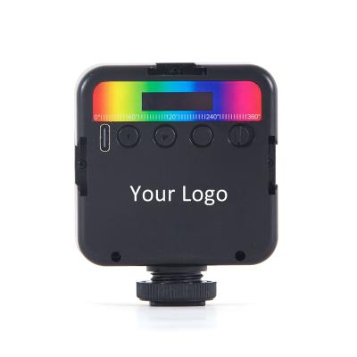 China VL49 RGB LED Portable Pocket Vlog Photographic Light Sufficiency Remote Remote Operation Video Conference Light for GoPro Sports Camera DSLR Smartphone Video for sale